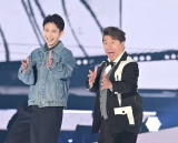 『Rakuten GirlsAward 2025 SPRING/SUMMER』に登場した（左から）綱啓永、寺門ジモン（C）ORICON NewS inc.
