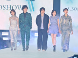 『Rakuten GirlsAward 2025 SPRING/SUMMER』に出演した（左から）早瀬憩、佐野晶哉、奥平大兼、出口夏希、菊池日菜子（C）ORICON NewS inc.
