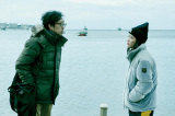 野島（北村有起哉）とALISA（円井わん）のクライマックスシーン＝映画『逆火』（7月11日より全国順次公開） （C）2025「逆火」製作委員会