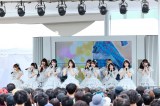 10thシングル「モブノデレラ／神様の言うとーり！」発売記念リリースイベントの模様（C）YOANI/KING RECORDS