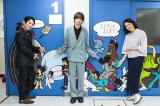 『手塚世界と私 ～W3ワンダースリーの出演者が語る～』に出席した（左から）成河、井上瑞稀、彩吹真央