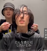 薄くなってきた前髪が気になるロン毛お兄さん（写真提供：渋谷でイメチェンさせる人）