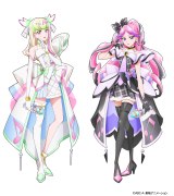 アニメ『キミとアイドルプリキュア♪』に新登場した（左から）キュアズキューン、キュアキッス （C）ABC-A・東映アニメーション