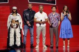 Netflixのグローバルファンイベント「Netflix TUDUM 2025」に登壇したテヤナ・テイラー、ベン・アフレック、マット・デイモン、スティーヴン・ユァン、カタリーナ・サンディノ・モレノ